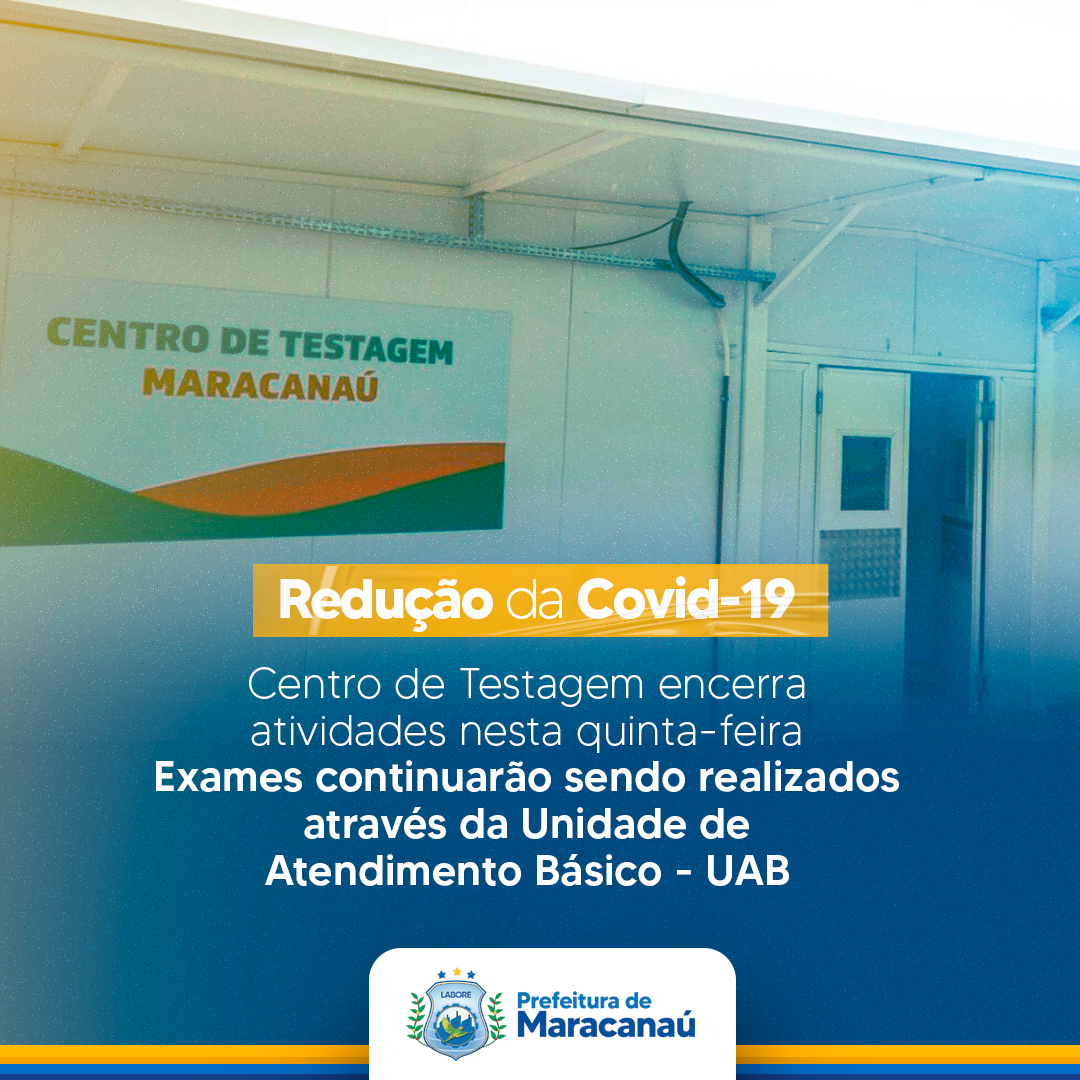 You are currently viewing Centro de Testagem encerra atividades nesta quinta-feira, 08/07