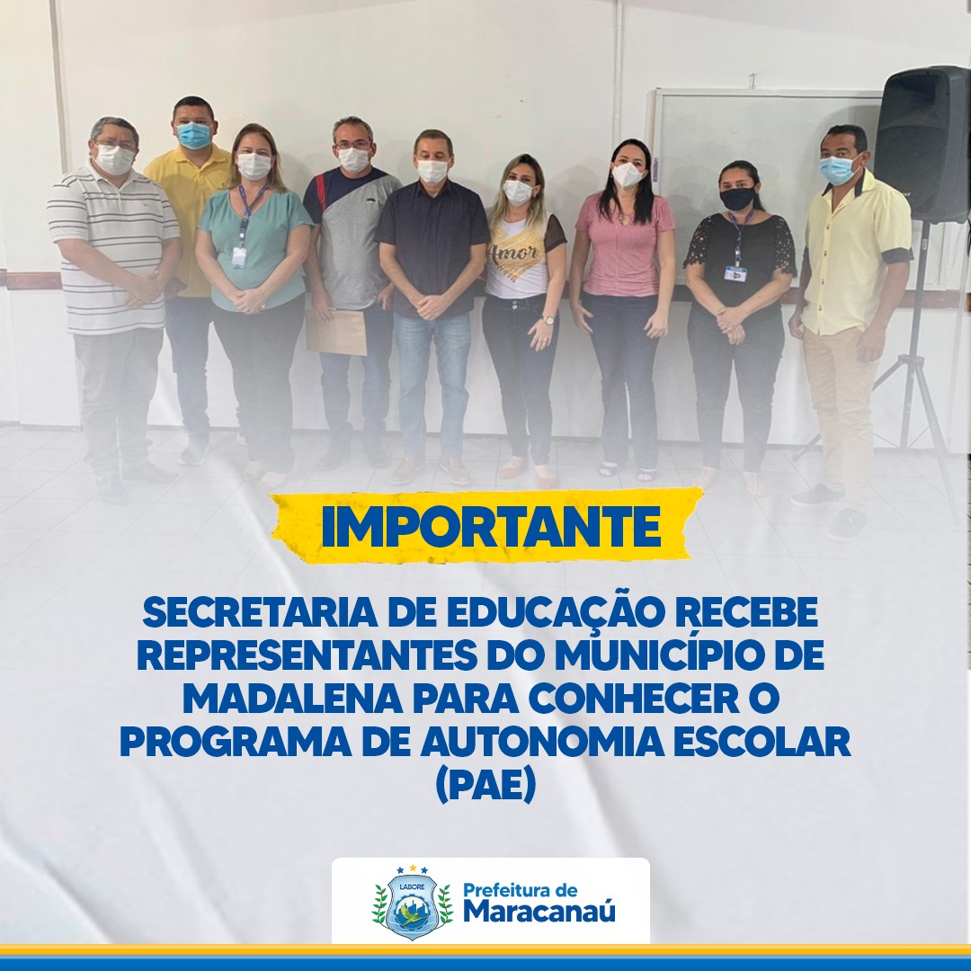 No momento, você está visualizando Secretaria de Educação recebe representantes do município de Madalena para conhecer o Programa de Autonomia Escolar (PAE)