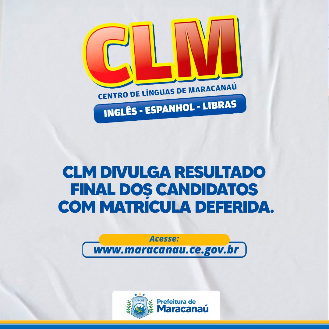 Read more about the article CLM divulga resultado final dos candidatos com matrícula deferida