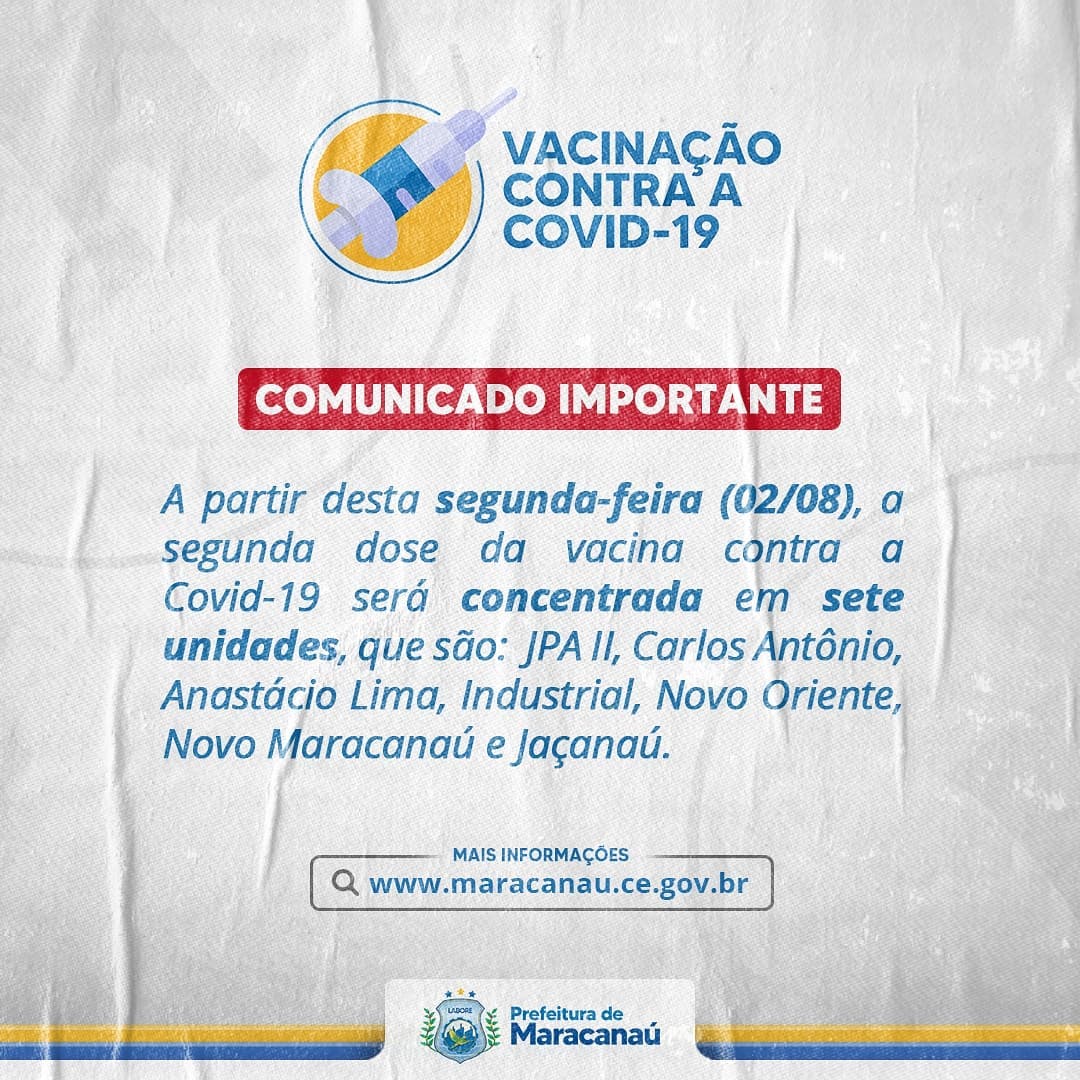 Read more about the article Aplicação de D2 será concentrada em sete Unidades de Saúde