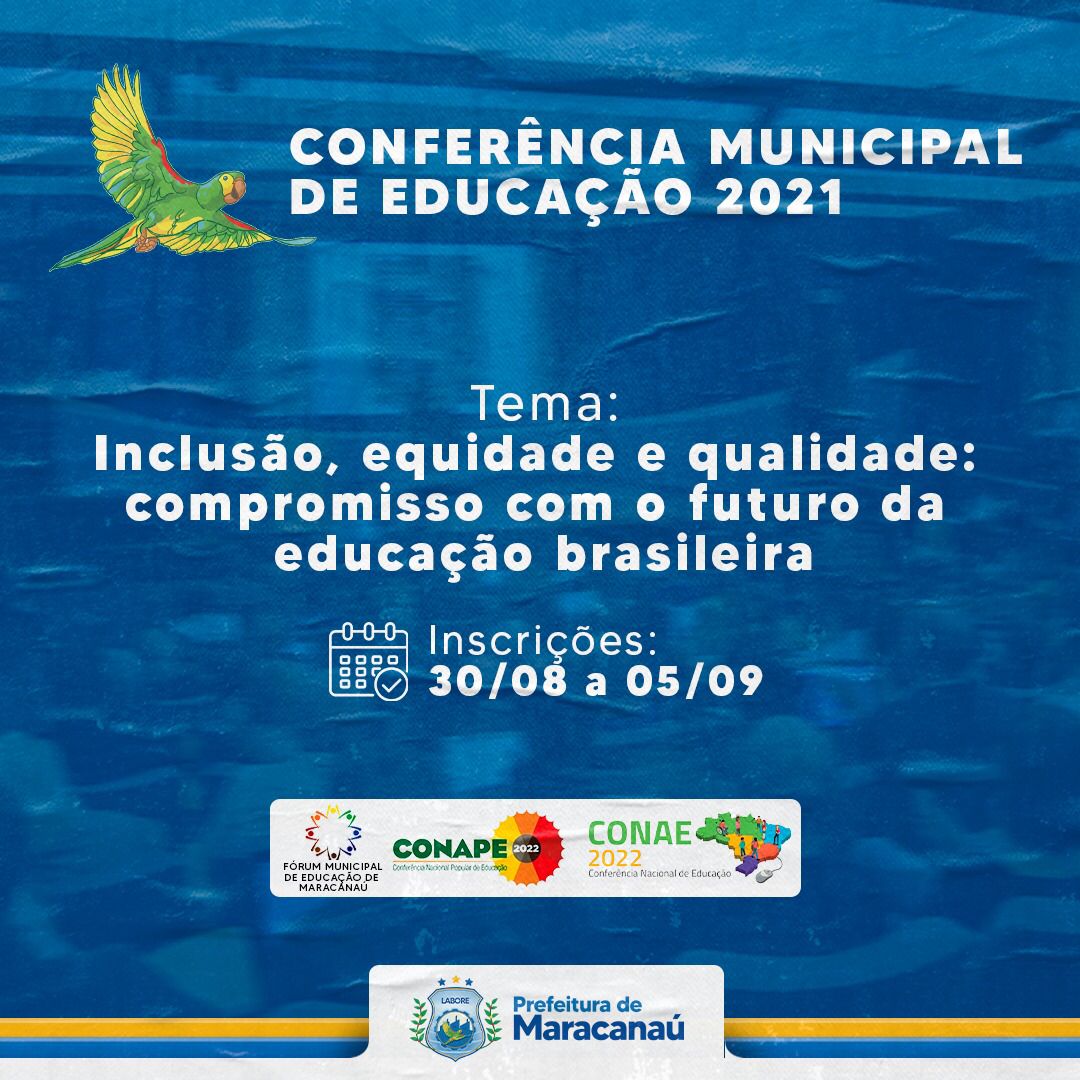 You are currently viewing Maracanaú abre inscrições para a Conferência Municipal de Educação