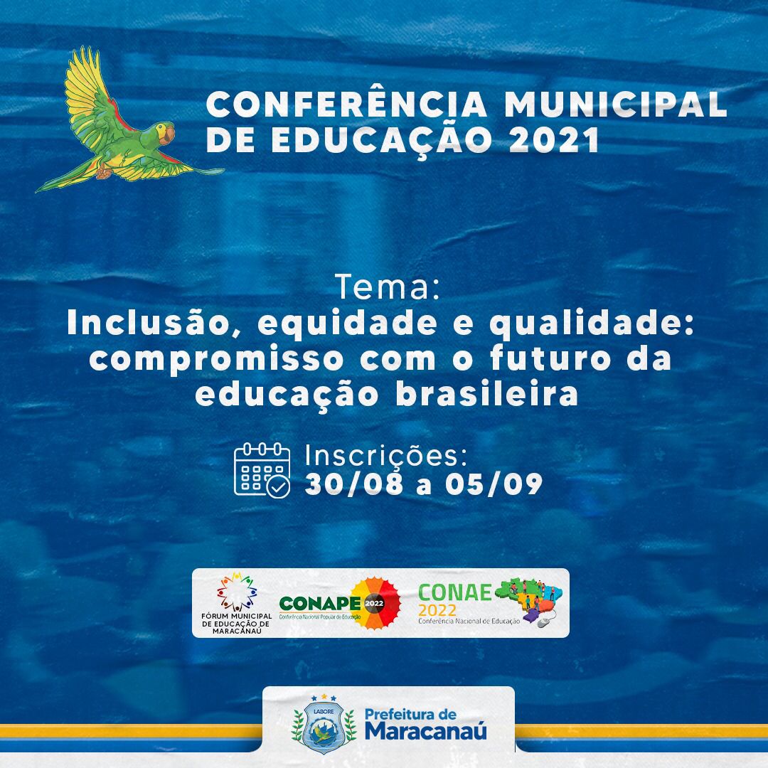 Leia mais sobre o artigo Maracanaú abre inscrições para a Conferência Municipal de Educação