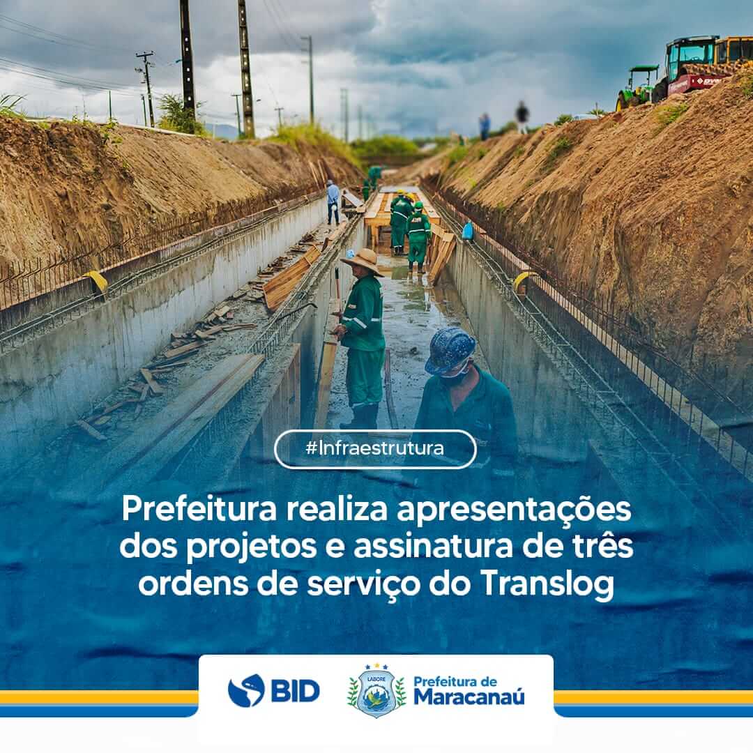 Read more about the article Prefeitura realiza apresentações dos projetos e assinatura de três ordens de serviço do Translog