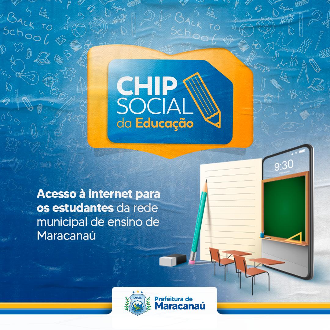 No momento, você está visualizando Prefeitura de Maracanaú realizará entrega de chips para estudantes da rede municipal