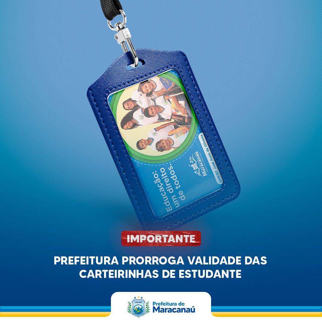 Você está visualizando atualmente Prefeitura prorroga validade das carteirinhas de estudante