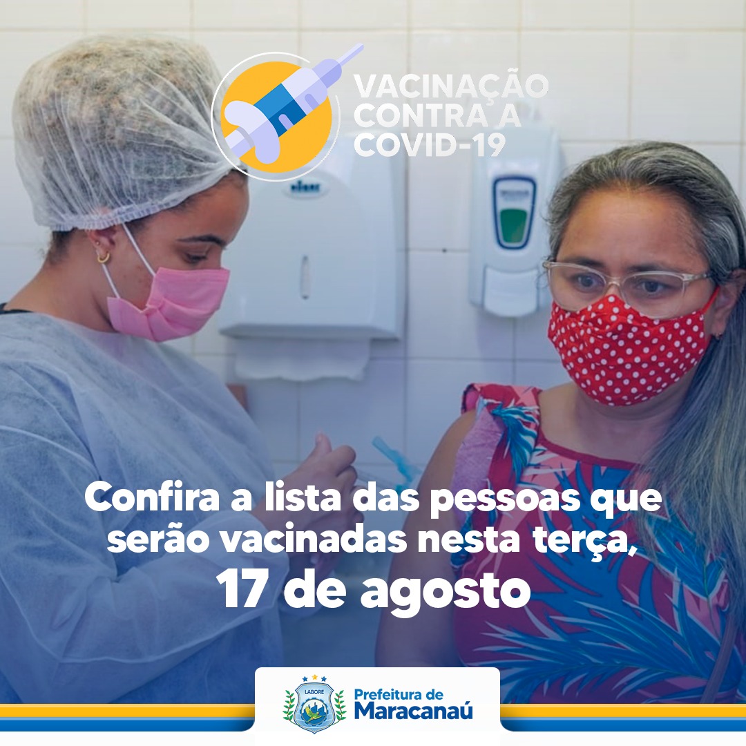 Você está visualizando atualmente Confira a lista das pessoas que serão vacinadas no dia 17 de agosto