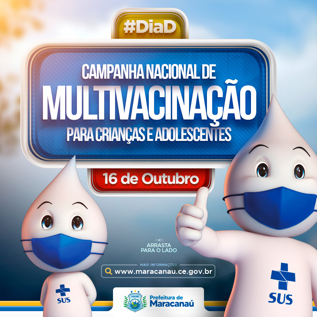 Read more about the article Dia D da Campanha de Multivacinação acontece neste sábado (16)
