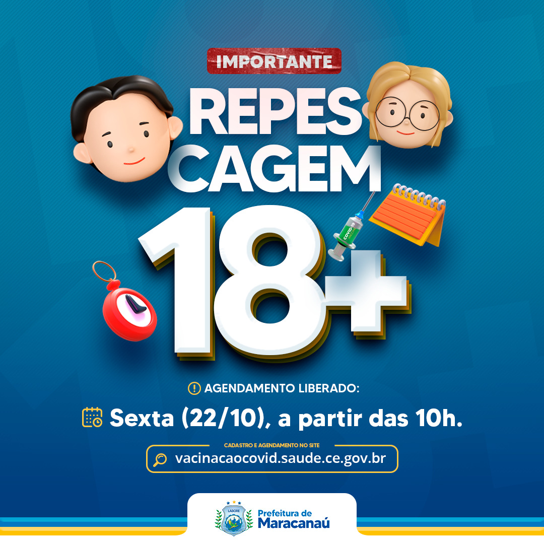 Você está visualizando atualmente Prefeitura realiza repescagem para vacinação contra Covid-19 em pessoas acima de 18 anos