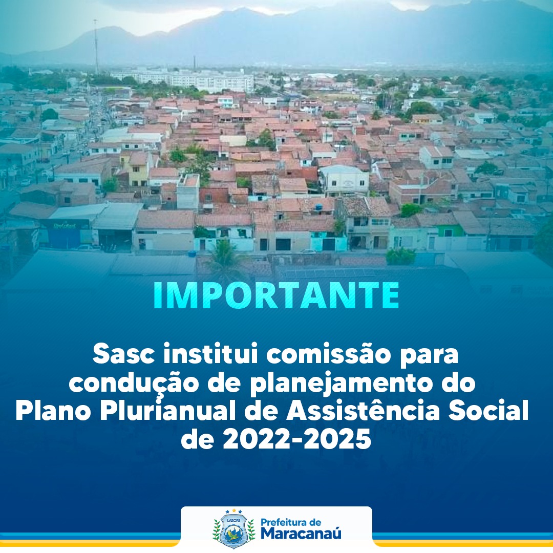 No momento, você está visualizando Sasc institui comissão para condução de planejamento do Plano Plurianual de Assistência Social de 2022-2025