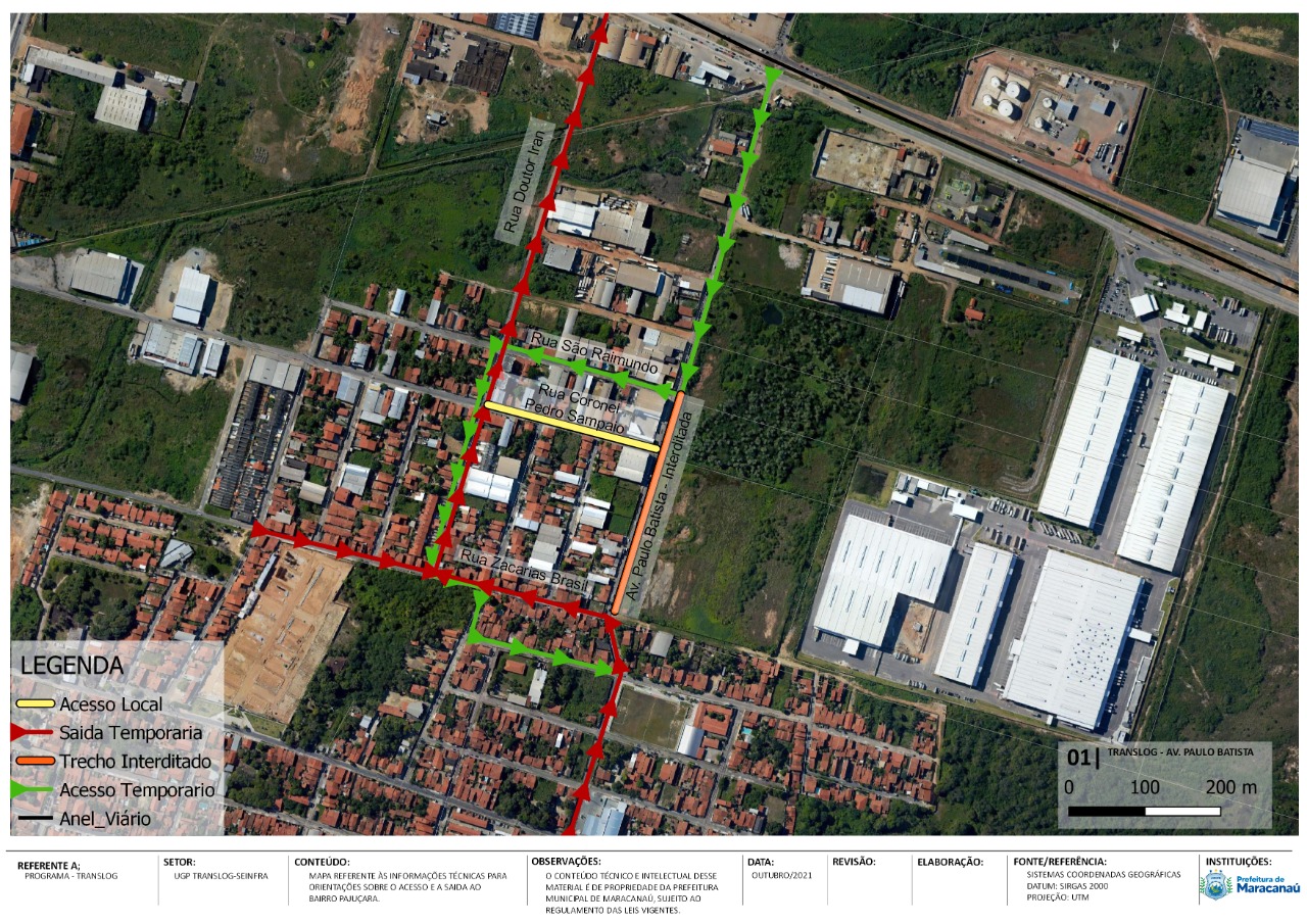 Você está visualizando atualmente Prefeitura interdita temporariamente Rua Paulo Batista para obras de requalificação