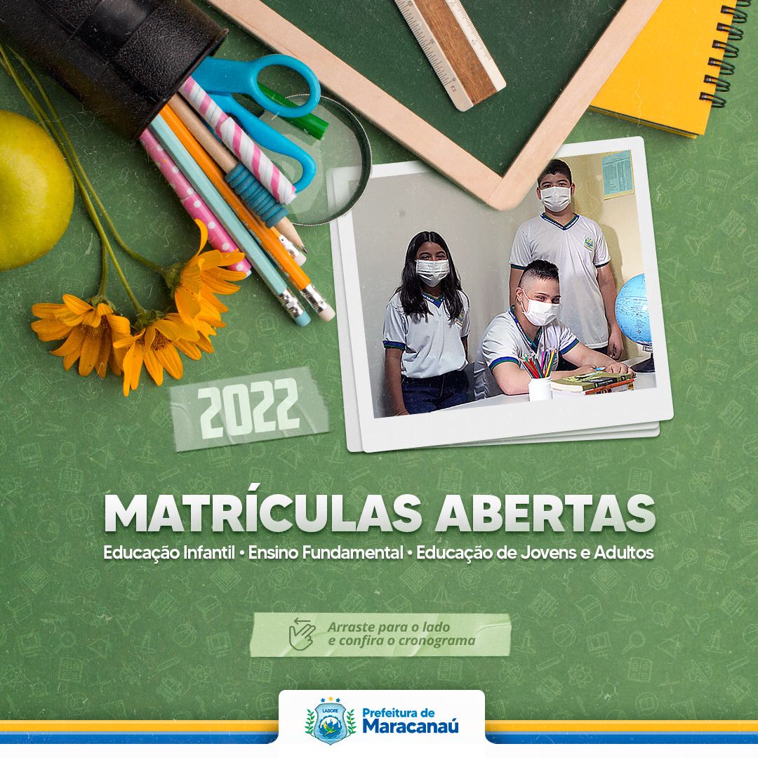 Read more about the article Prefeitura divulga calendário de matrículas para o ano letivo de 2022