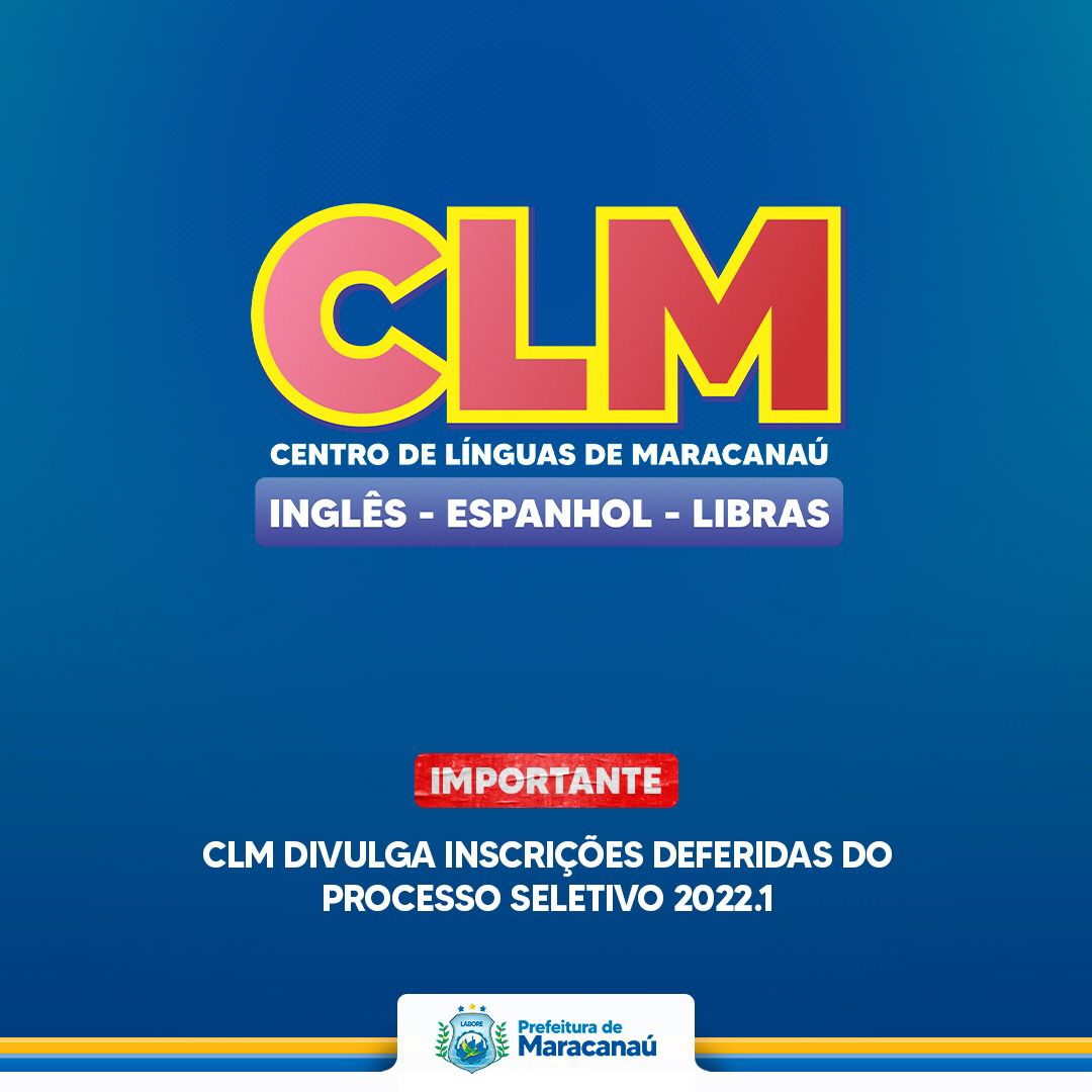 No momento, você está visualizando CLM divulga inscrições deferidas e horários das provas