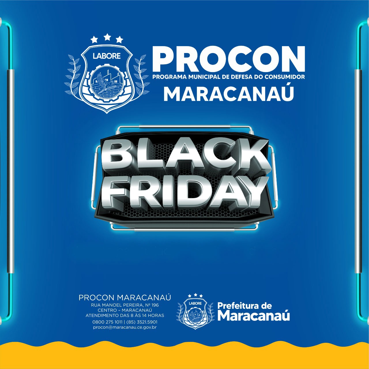 Você está visualizando atualmente Procon Municipal orienta sobre compras na Black Friday 2021