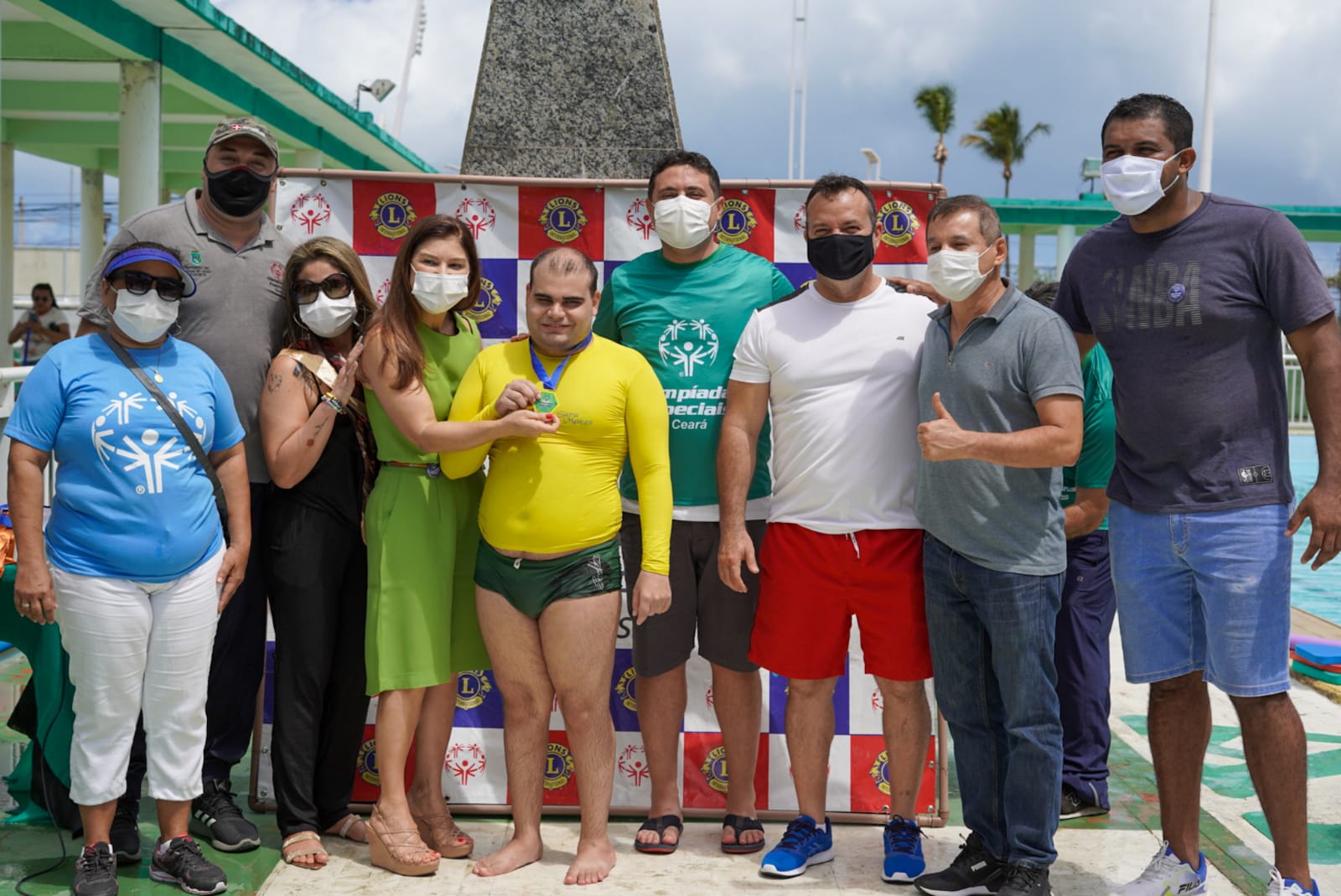 Leia mais sobre o artigo Atletas com Deficiência Inteletual do CIRM  participam do Festival de Natação das Olimpíadas Especiais Brasil no Estado do Ceará 2021