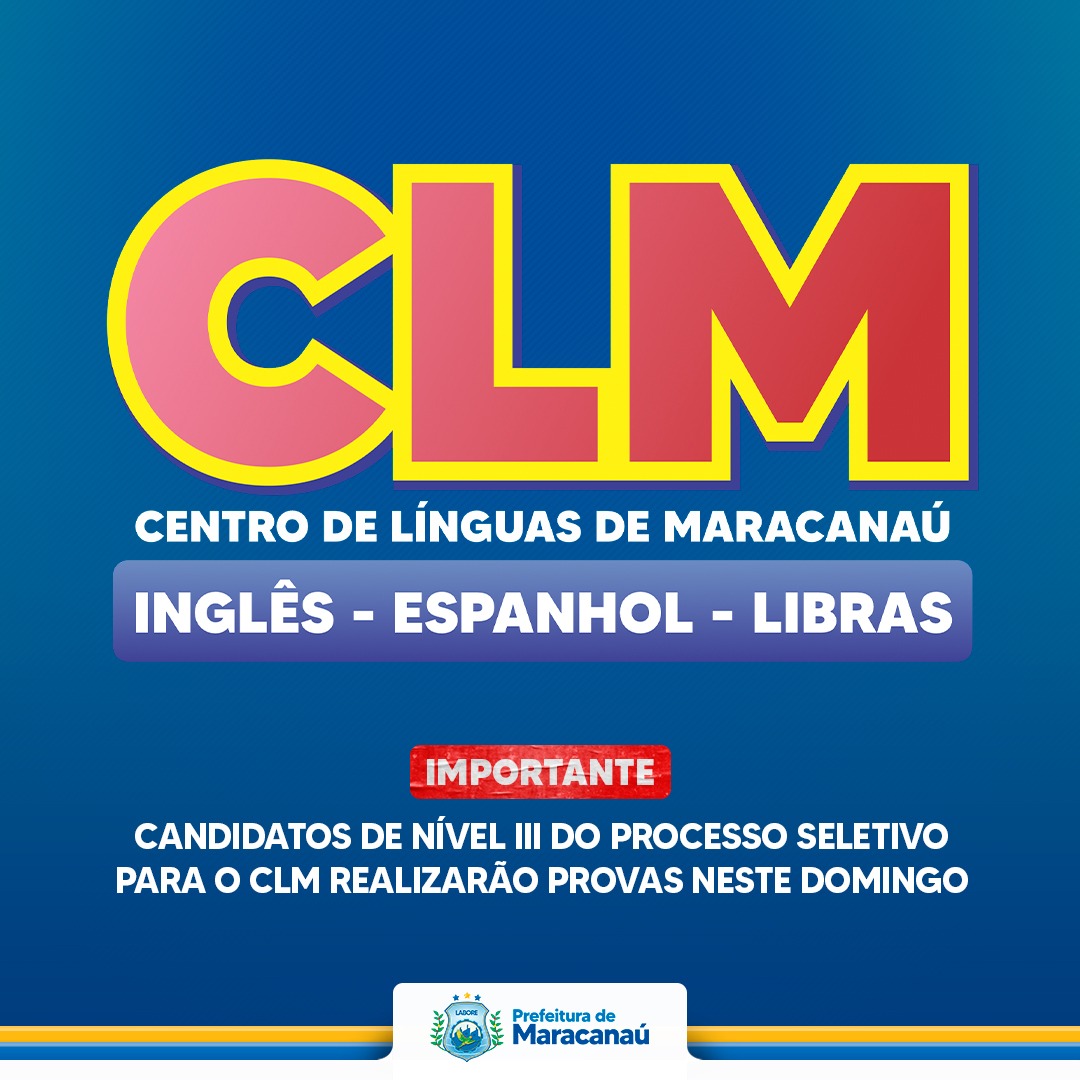 Read more about the article Candidatos de nível III do processo seletivo para o CLM realizarão provas neste domingo