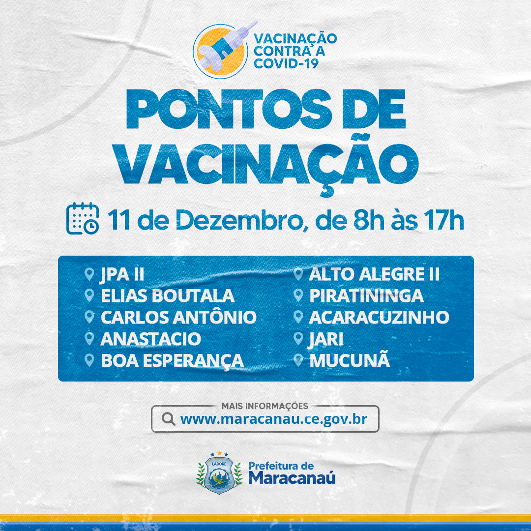 Leia mais sobre o artigo Maracanaú avança na vacinação de dose reforço para população de 50 anos ou mais