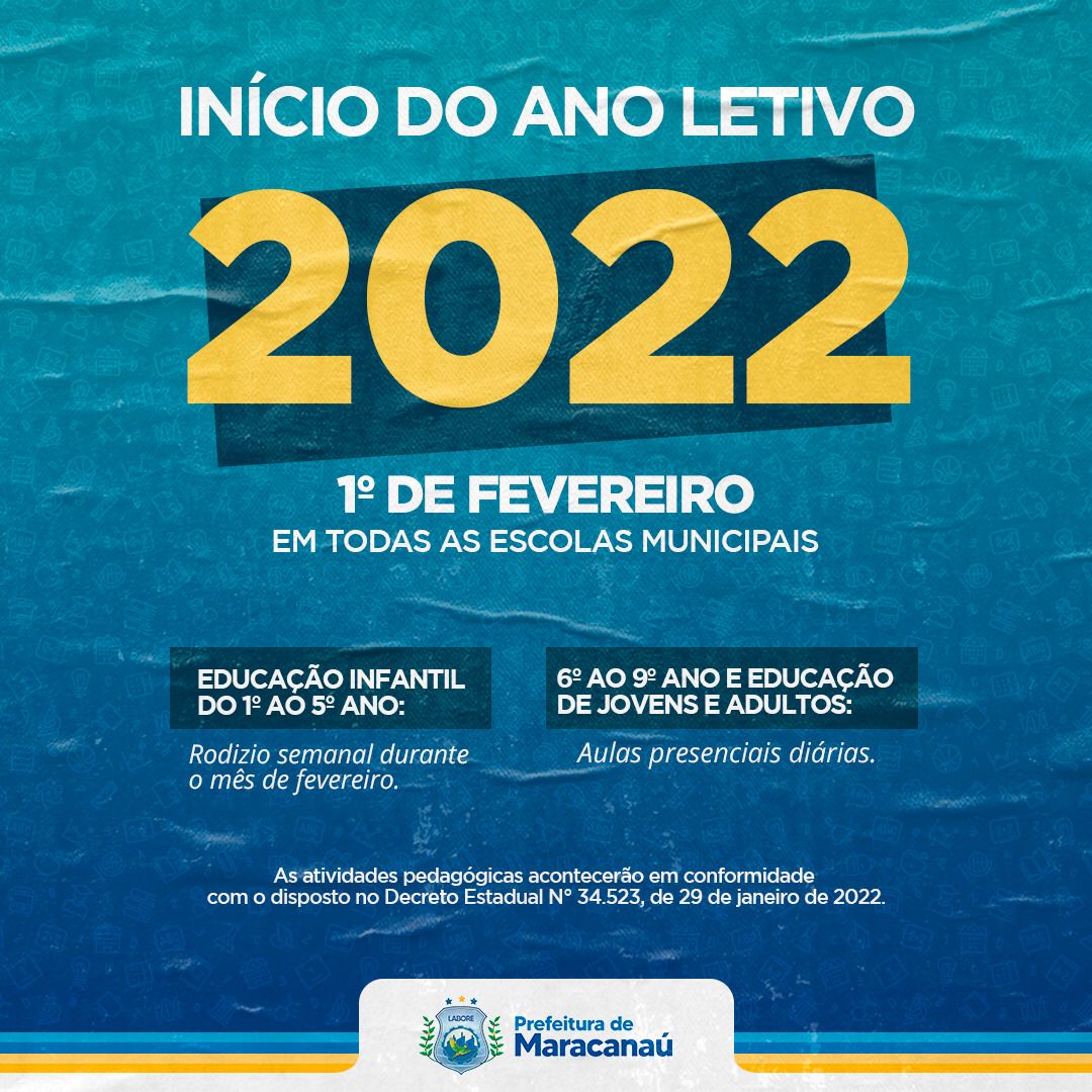 Leia mais sobre o artigo Comunicado sobre o início do ano letivo de 2022