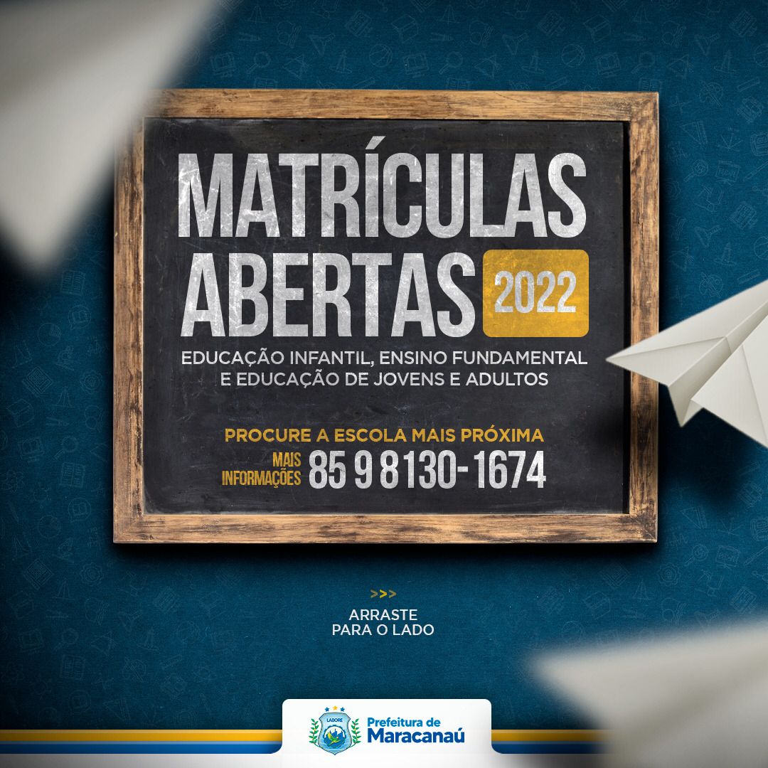 Read more about the article Escolas Municipais seguem com matrículas abertas para o ano letivo de 2022
