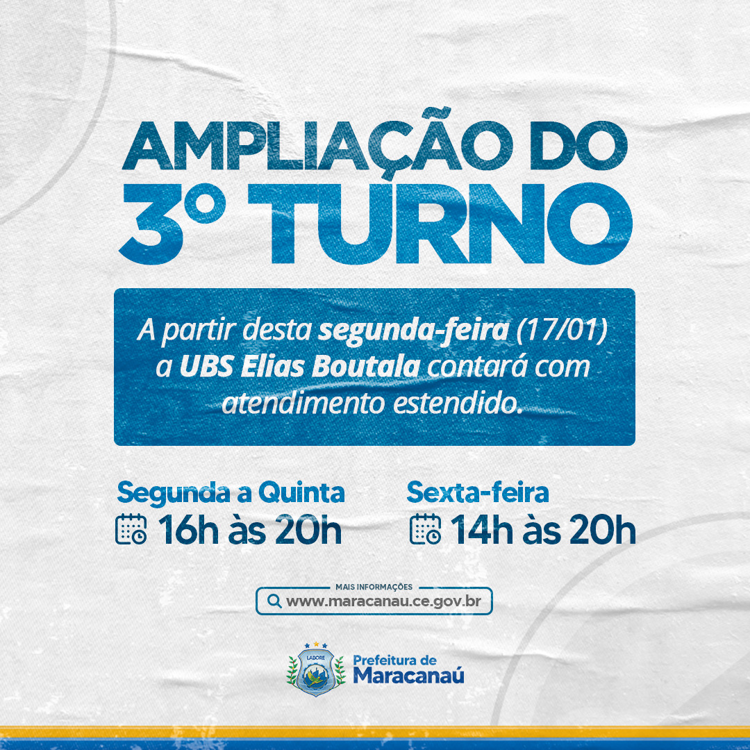 Leia mais sobre o artigo Posto de Saúde Elias Boutala passa funcionar no 3° turno