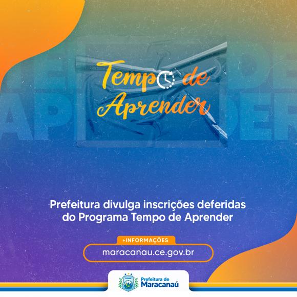 Read more about the article Prefeitura divulga inscrições deferidas do Programa Tempo de Aprender