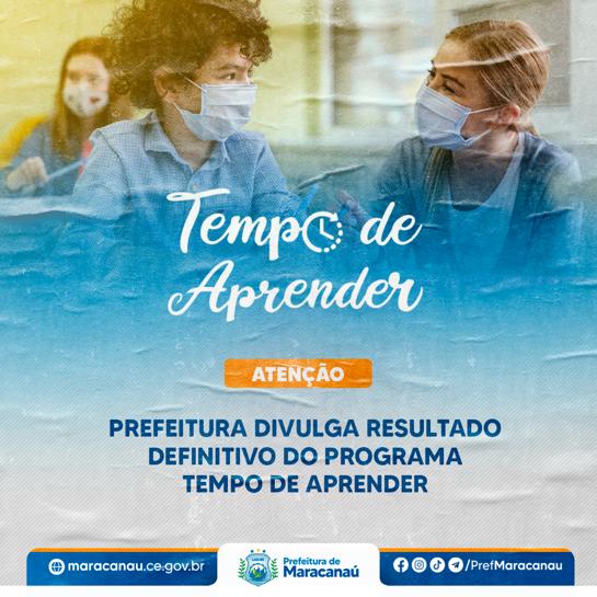 Leia mais sobre o artigo Prefeitura divulga resultado definitivo do Programa Tempo de Aprender