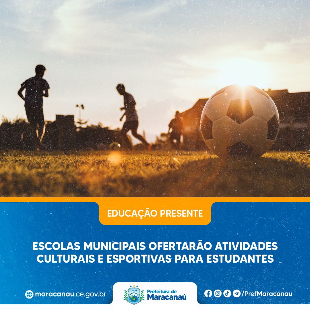 Read more about the article Escolas Municipais ofertarão atividades culturais e esportivas para estudantes