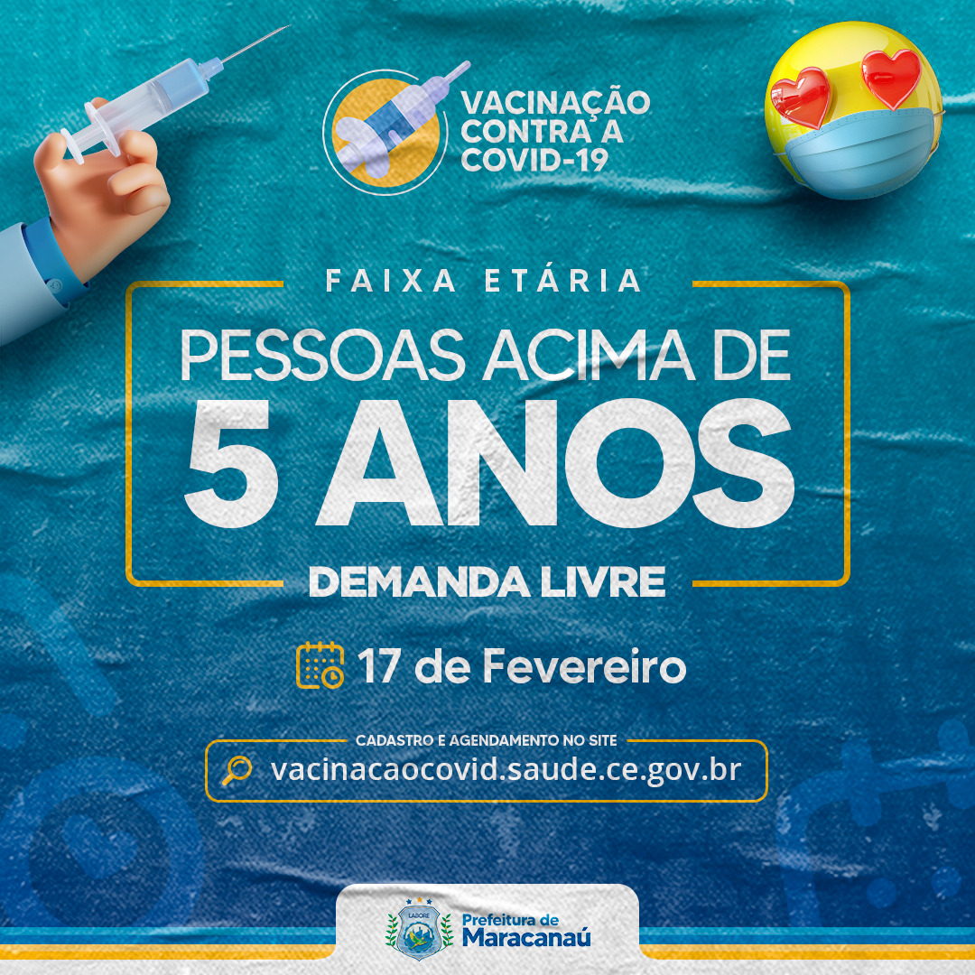 No momento, você está visualizando Maracanaú adere demanda livre para vacinação infantil