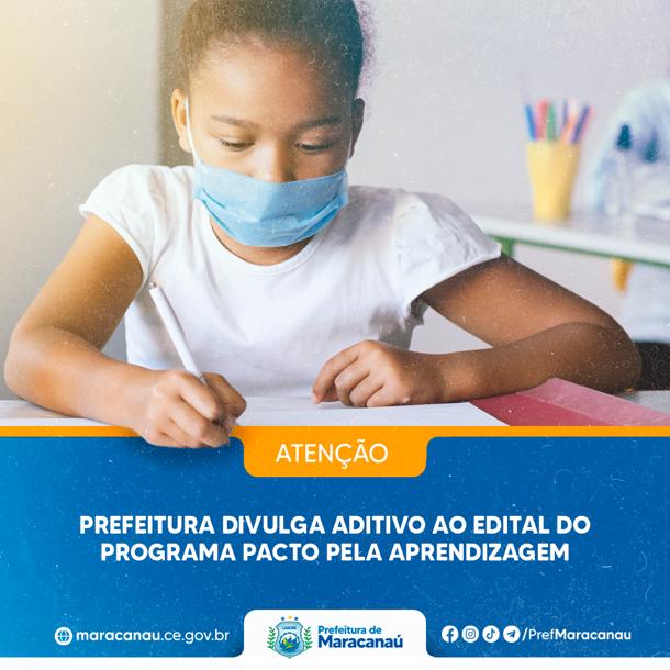 Read more about the article Prefeitura divulga aditivo ao Edital do Programa Pacto pela Aprendizagem
