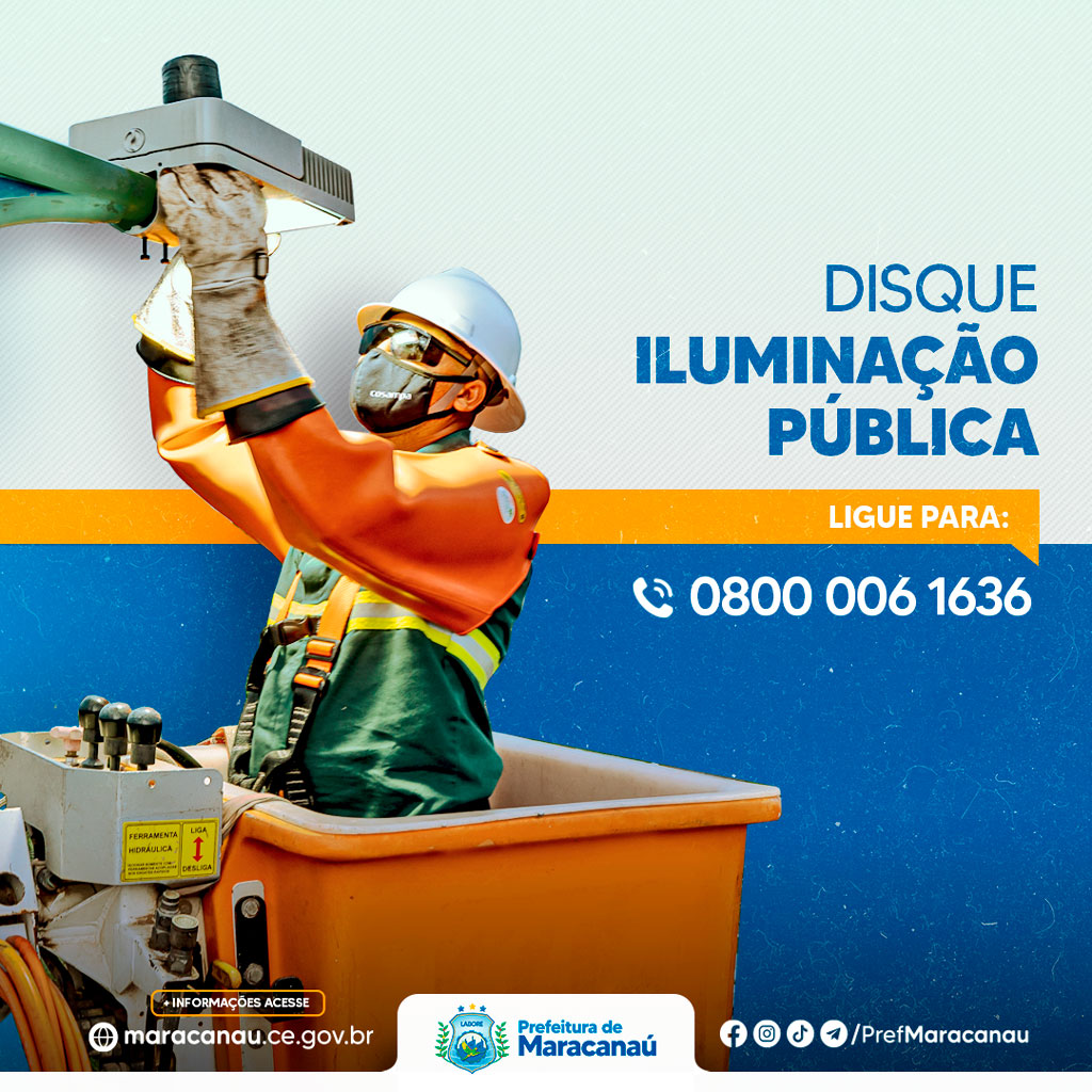 Read more about the article Maracanaú conta com 0800 para demandas sobre Iluminação Pública