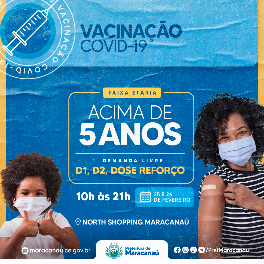 You are currently viewing Saúde promove ação para vacinação contra a Covid-19 no North Shopping Maracanaú