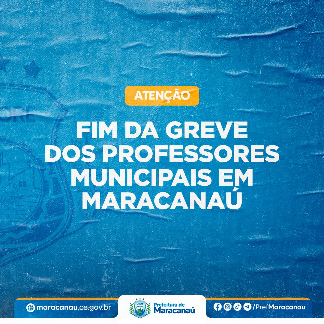 You are currently viewing Fim da Greve dos Professores Municipais de Maracanaú