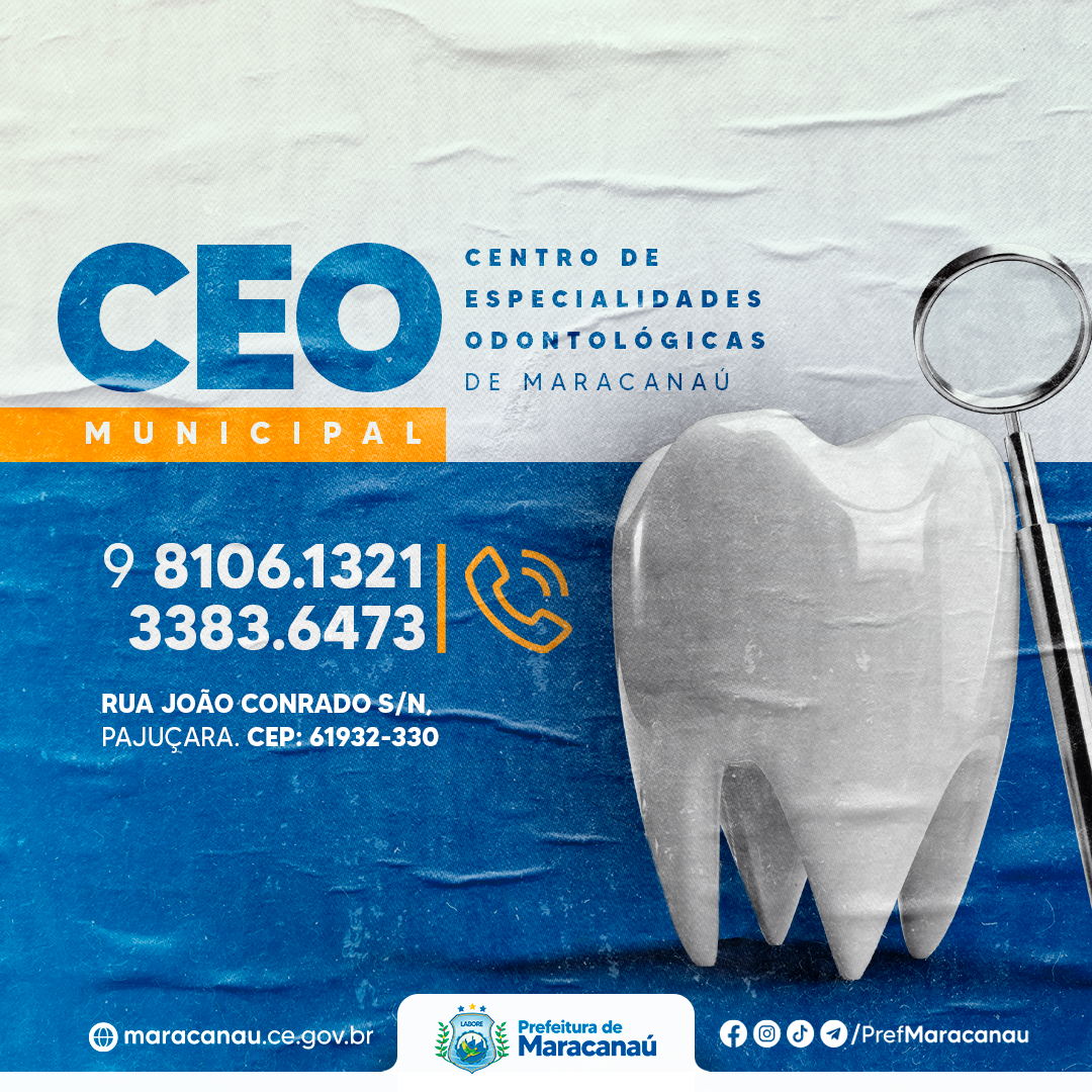 Você está visualizando atualmente Secretaria de Saúde informa serviços do Centro de Especialidades Odontológicas – CEO Municipal