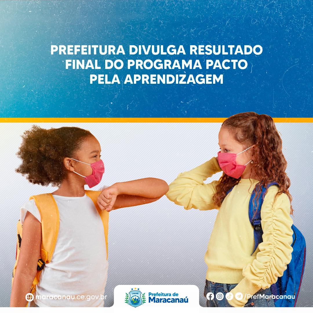 Read more about the article Prefeitura divulga resultado final do Programa Pacto pela Aprendizagem