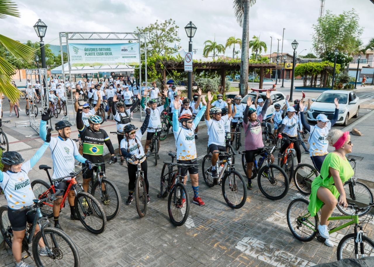 Você está visualizando atualmente Semam realiza EcoBike em alusão a Festa Anual das Árvores 2022