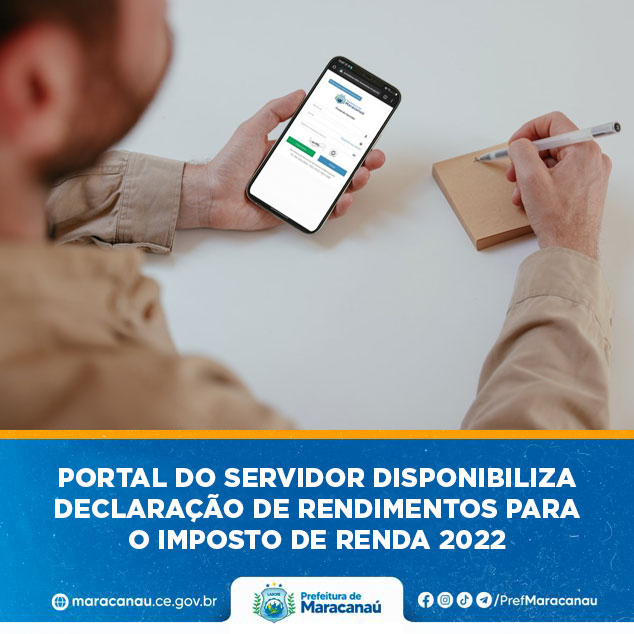 Portal do Servidor disponibiliza Declaração de Rendimentos para o Imposto de Renda 2022 Portal do Servidor disponibiliza Declaração de Rendimentos para o Imposto de Renda 2022