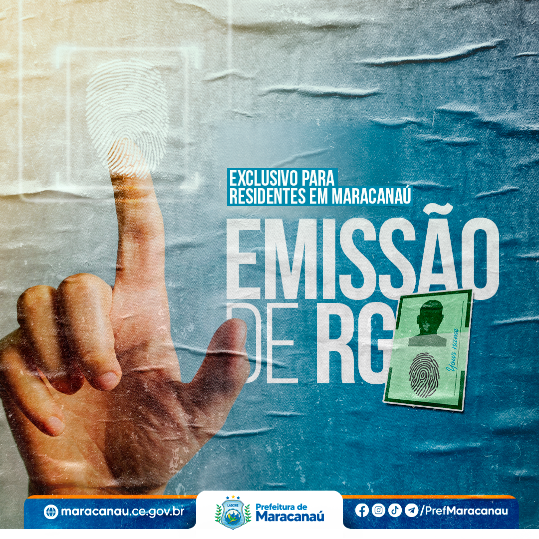 Leia mais sobre o artigo Prefeitura realiza agendamento online para emissão de RG exclusivo para maracanauenses