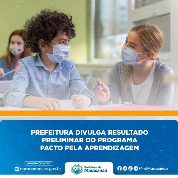 Read more about the article Prefeitura divulga resultado preliminar do Programa Pacto pela Aprendizagem