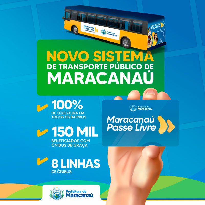 Você está visualizando atualmente Maracanaú ganhará novo sistema de transporte público municipal com 100% de cobertura da Cidade e ônibus de graça para 150 mil pessoas
