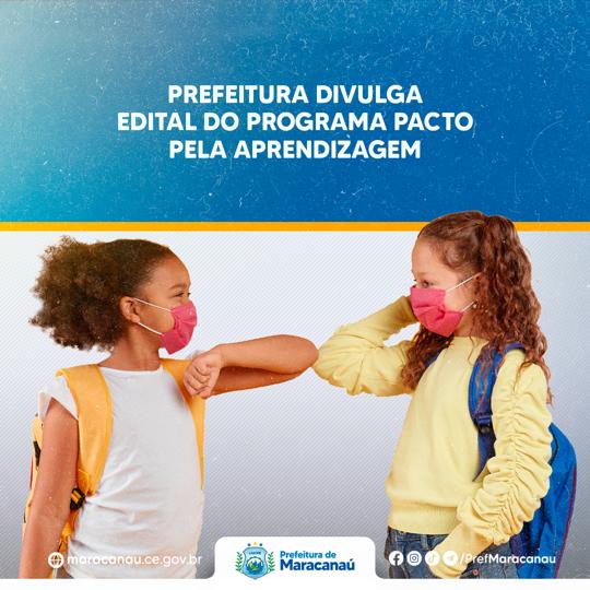 Read more about the article Prefeitura divulga edital do Programa Pacto pela Aprendizagem