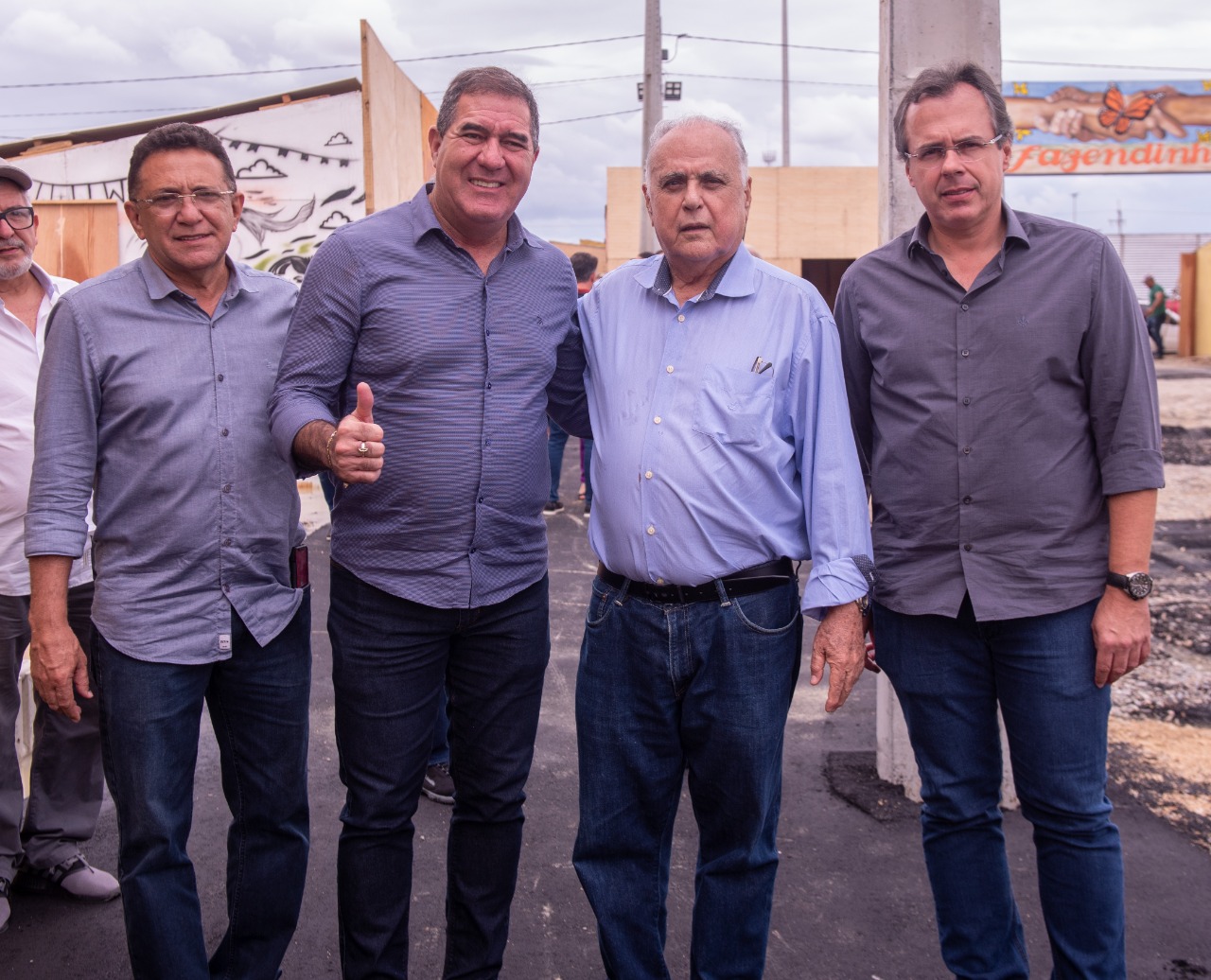 Você está visualizando atualmente Prefeito visita novo local do São João de Maracanaú