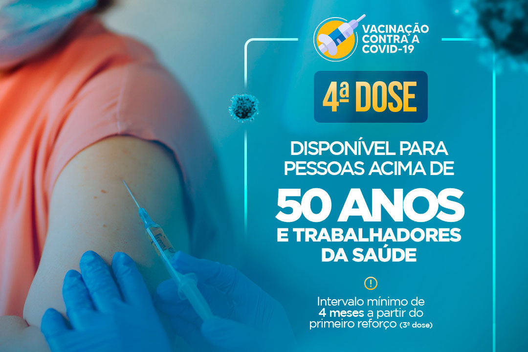 Você está visualizando atualmente Segunda dose reforço contra Covid-19 é ampliada para pessoas a partir de 50 anos e trabalhadores da saúde