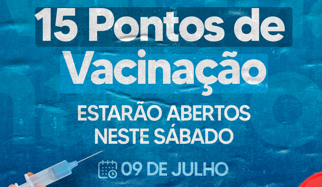 Você está visualizando atualmente Maracanaú terá 15 pontos de vacinação neste sábado, 9 de julho