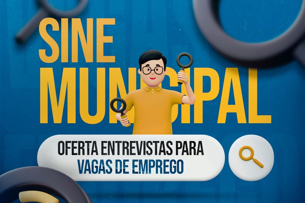 Você está visualizando atualmente Sine Municipal oferta 110 entrevistas para vagas de emprego