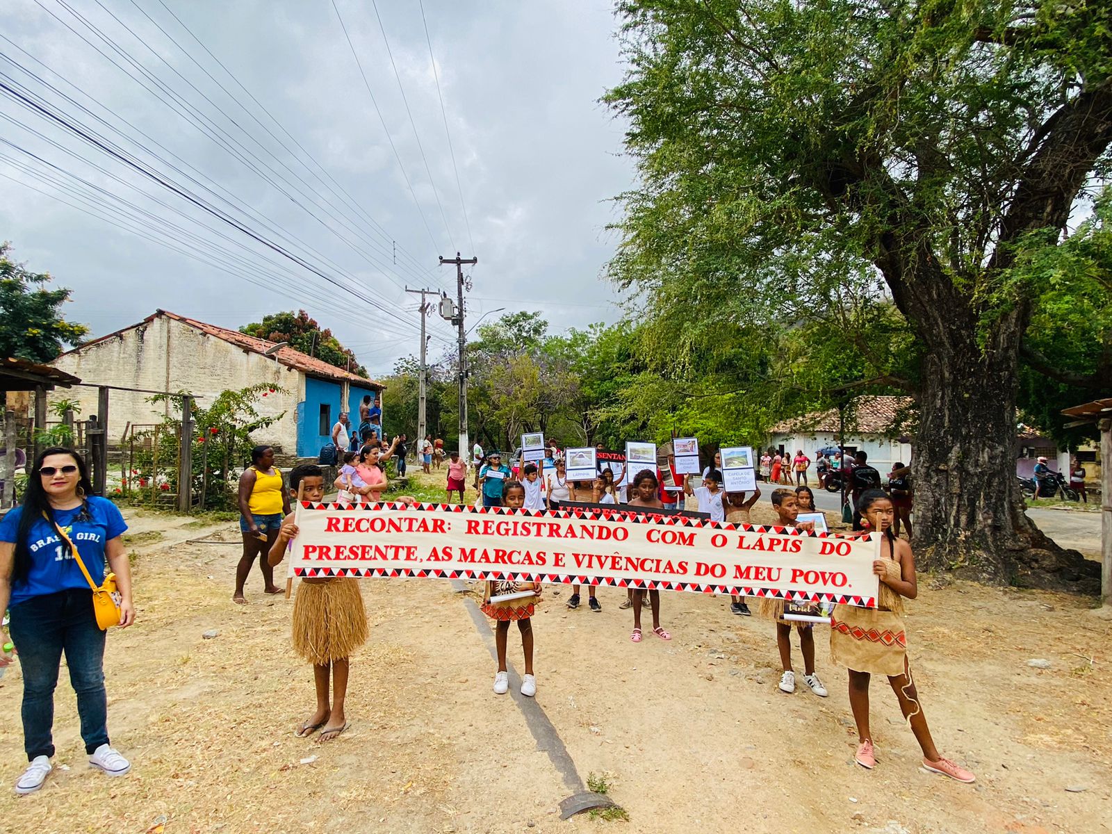 Read more about the article Escola Indígena realiza Desfile Cívico em alusão ao 7 de Setembro