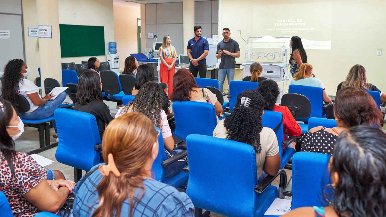 Você está visualizando atualmente Profissionais do Hospital Municipal participam de capacitação sobre higienização hospitalar