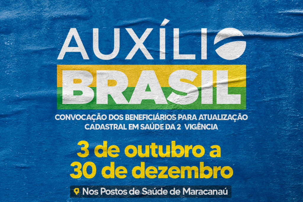 No momento, você está visualizando Secretaria de Saúde convoca beneficiários do Auxílio Brasil para realizar o acompanhamento em saúde da 2ª vigência
