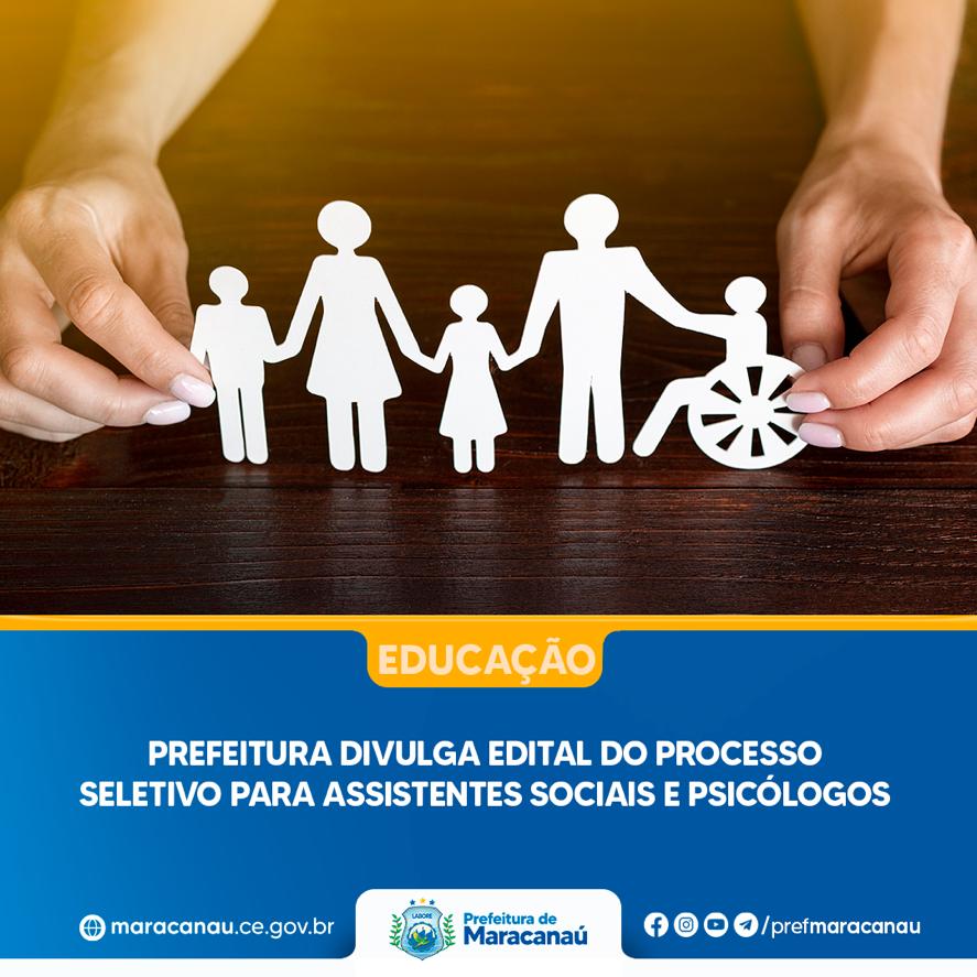 You are currently viewing Prefeitura divulga edital do processo seletivo para Assistentes Sociais e Psicólogos