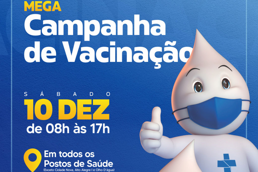 You are currently viewing Mega Campanha de Vacinação será realizada no próximo sábado, 10 de dezembro