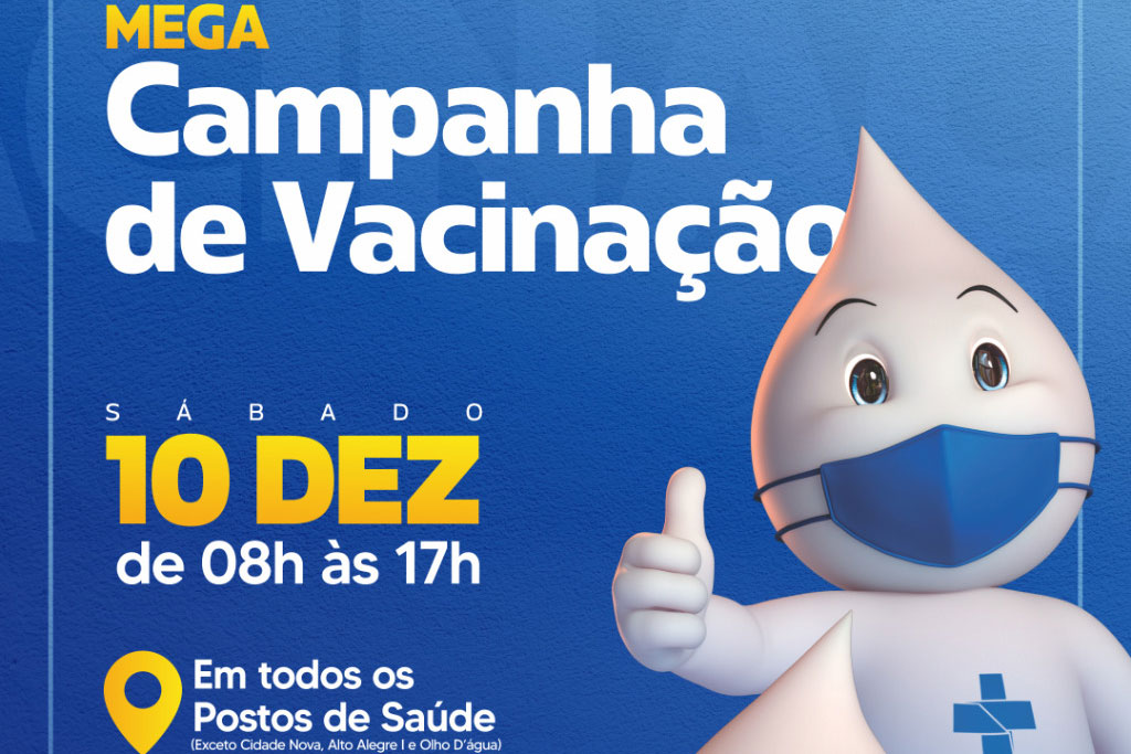 Você está visualizando atualmente Mega Campanha de Vacinação será realizada no próximo sábado, 10 de dezembro