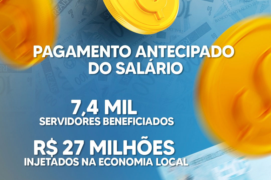 Você está visualizando atualmente Prefeitura injeta R$ 27 milhões na economia na véspera de Natal e beneficia 7,4 mil servidores com pagamento antecipado de salário